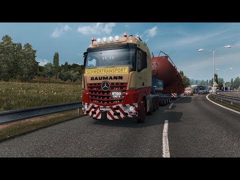 ETS2 1.30.1.14s (Special Transport DLC!!!) - Mercedes-Benz Arocs - Košice (SK) - Budapest (HU)