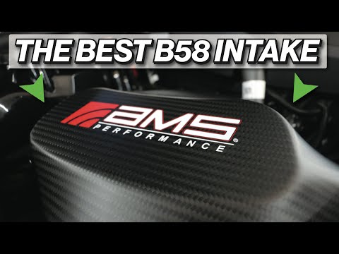 AMS CARBON FIBER INTAKE INSTALL B58 A90 SUPRA