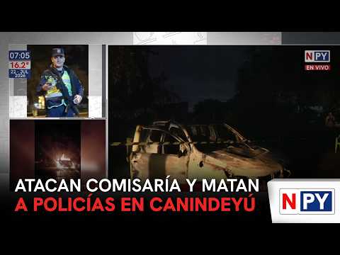 Atacan comisaría y matan a policías en Canindeyú