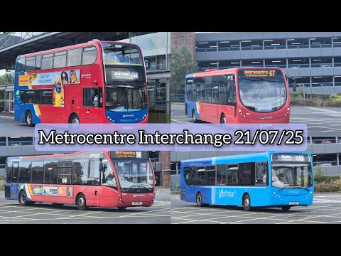 Buses at Metrocentre Interchange. | 21/07/25.