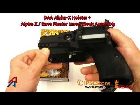 DAA ALPHA-X HOLSTER. DAA ALPHA-X / RACE MASTER INSERT BLOCK ASSEMBLY (MAGNETIC)