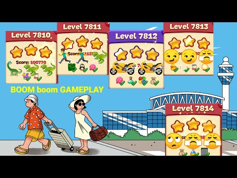 Toon Blast Levels 7810 7811 7812 7813 7814 Cross in Once🤺