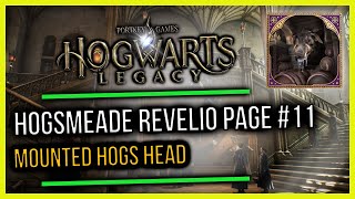 Hogsmeade Field Guide Revelio Pages #11 Mounted Hogs Head