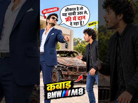 अमीरजादे का घमंड तोड़ा 😱 | Wrecked BMW M8 Restoration 🧑‍🔧| #shorts