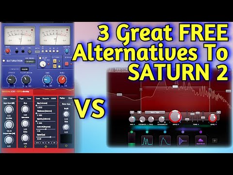 3 FREE VST PLUGIN Alternatives To FAB FILTER SATURN 2 - GSat+, Chow Tape & BPB Saturator