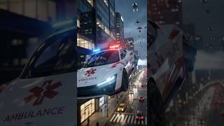 What If Elon Musk’s new Tesla Roadster Became a Flying Ambulance? 🚑🚀 #Shorts