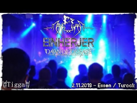 Manegarm, Einherjer & Dawn Of Disease live in Essen | Tigga | #metalmittwoch