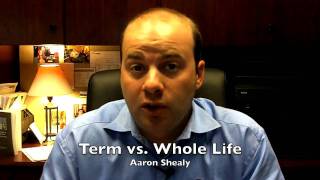 preview picture of video 'Term vs. Whole Life Insurance differences by Aaron Shealy Allstate in Irmo, SC'