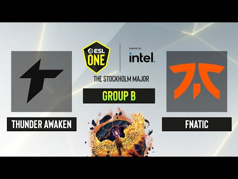 Dota2 - Thunder Awaken vs. Fnatic - Game 1 - Group B - ESL One Stockholm 2022