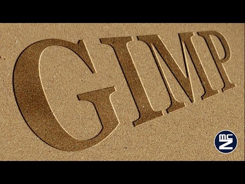 Speed Tutorial Gimp - Effetto testo in rilievo - Embossed text effect