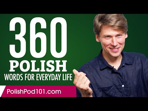360 Polish Words for Everyday Life - Basic Vocabulary #18