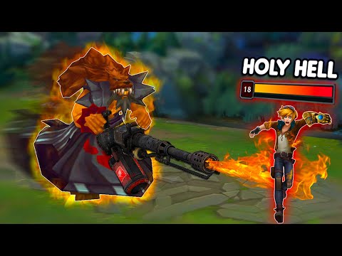 Udyr...but he has a flamethrower that instantly burns you for 1500 AP dmg 😈😈