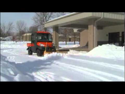 Meyer snow plough for Kubota RTV