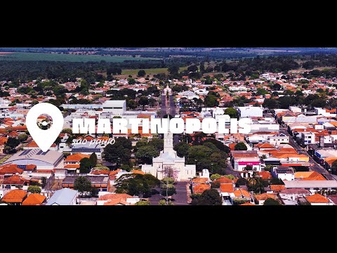 Drone filma a cidade de Martinópolis/SP