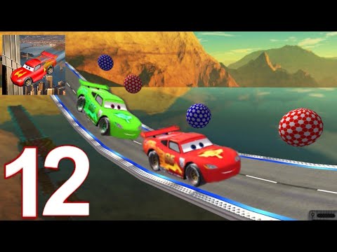 Cars 3 Fabulous McQueen Stunt Jump UnderWater#12 - All Levels Unlocked Driving Stunts (iOS, Android)