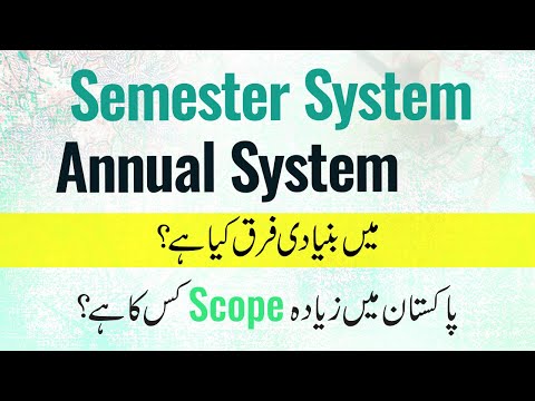What Is  Main Difference Between Annual System And Semester System