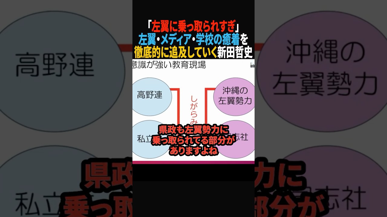 【闇】辺野古転覆事故を起こした当事者たちを真っ向から否定していく新田哲史 #shorts #政治 #沖縄 #辺野古 #左翼 #メディア #新田哲史
