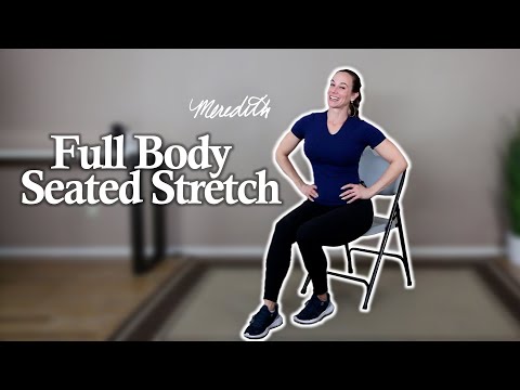 Full Body Seated Stretch and Range of Motion Workout For Seniors and Beginners | 21Min