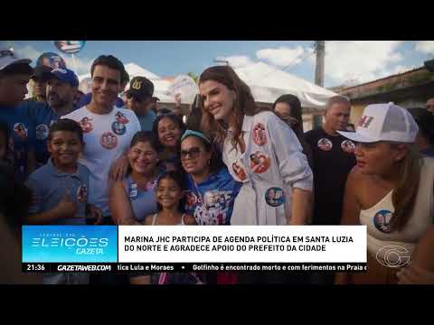 Marina JHC participa de agenda em Santa Luzia do Norte e agradece apoio do prefeito - 16/09/2026