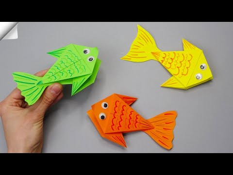DIY paper crafts Paper Fish