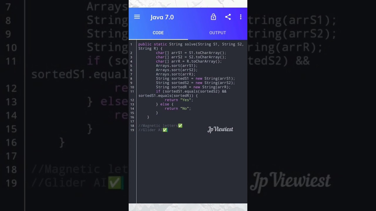 Magnetic Letters Coding Solution 2024|Glider AI Python and C++#coding#hackathon#glider #trend#shorts