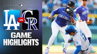 Dodgers vs. Rockies Game Highlights (4/20/26) | MLB Highlights