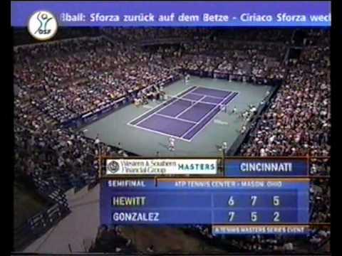 Lleyton Hewitt vs. Fernando Gonzalez (Cincinnati 2002 - Semifinal))
