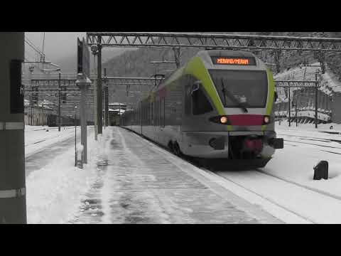 Brenner / Brennero Bahnhof mit ÖBB-Vectron, ECs uvm. 29.01.2020 Brennerbahn