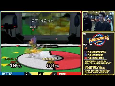 SSBM Mako vs iWater FuddBrudders 118