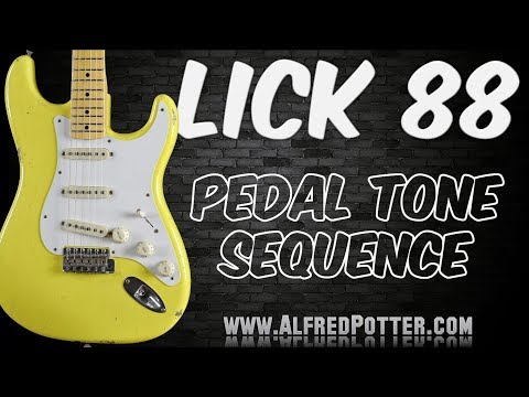 Lick #88 - E minor Pedal Tone Scale Sequence