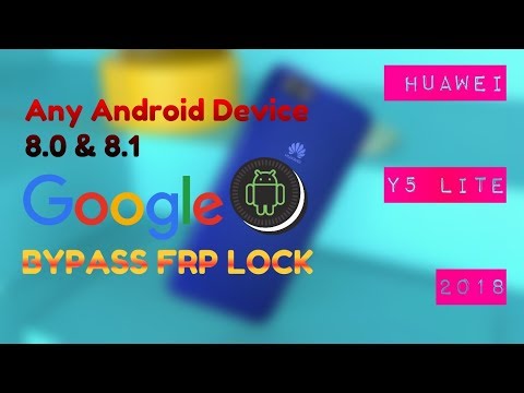Huawei Y5 Lite 2018 | How to Bypass FRP Lock Google Account Verification | Android 8.0 & 8.1