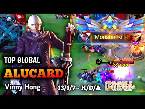 Top 1 Global Alucard 2021 Aluvard Hyper Carry! by Vinny Hong Best Build Alucard 2021 Top Global MLBB