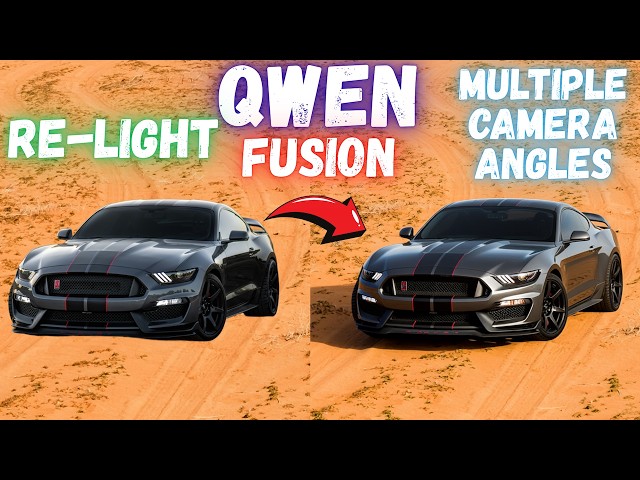 New Qwen Image Edit Fusion, Re-Light and ReAngle / Multiple Angles LoRAs Tutorial - Easy and Fast