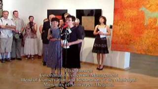 preview picture of video 'Esztergom tapestry art: Ildiko Dobranyi - Memorial Exhibition'