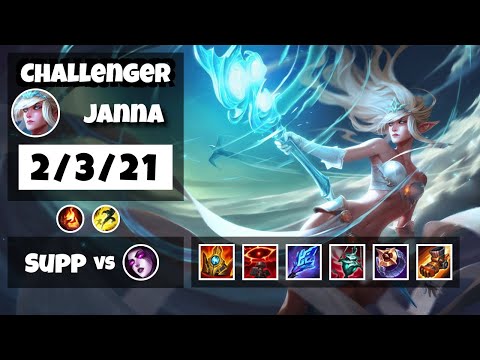 Janna vs Morgana BR Challenger SUPPORT (2/3/21) - v11.10