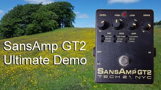Video thumbnail for SansAmp GT2 - Full Demo, All Modes by Gear Tweaker