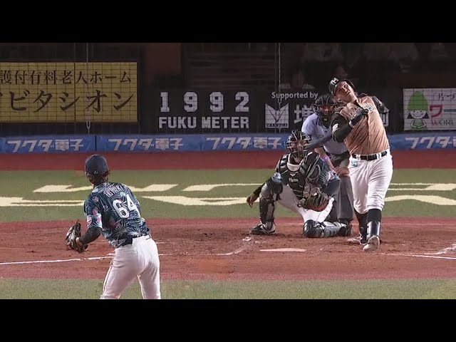 【1回表】初回から猛攻!! ファイターズ・レアード 第24号3ランホームラン!! 2018/8/31 M-F