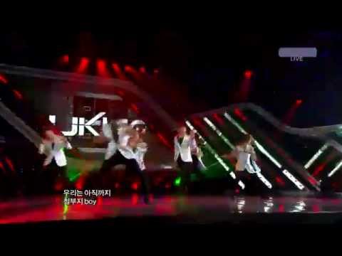 U-Kiss ~ Neverland @Music Core 111008