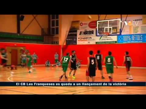 VOTV - El CB Les Franqueses es queda a un llançament de la victòria