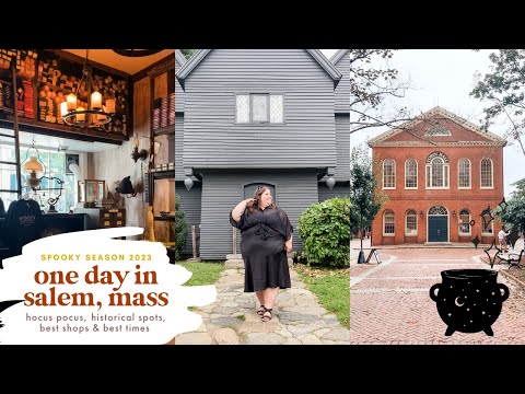 One Day in Salem, Massachusetts! Hocus Pocus, Historical Sites, Shopping & More!