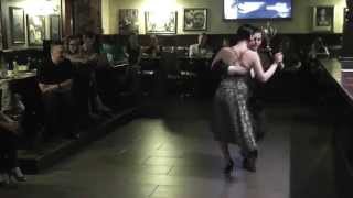 Carlos Rodriguez de Boedo Tango y Brigita Urbietytė  in Kiev, Milonga, april  2014