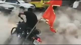 New video come from bajrangdal Bullet bike stunt