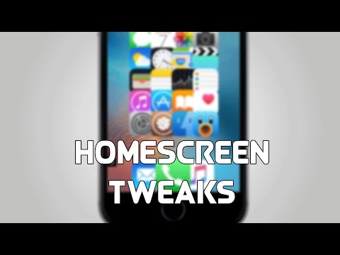 TOP 10 Homescreen Tweaks for iOS 9 - 9.3.5