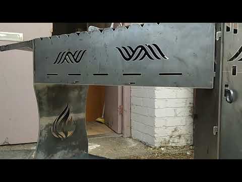 BBQ, Brazier, Fire Pit-Grill, Barbecue Collapsi - Image 2