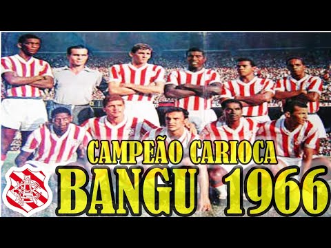BANGU 1966 CAMPEÃO CARIOCA 3 X 0 NO FLAMENGO E BRIGA GENERALIZADA NO FINAL DA PARTIDA.