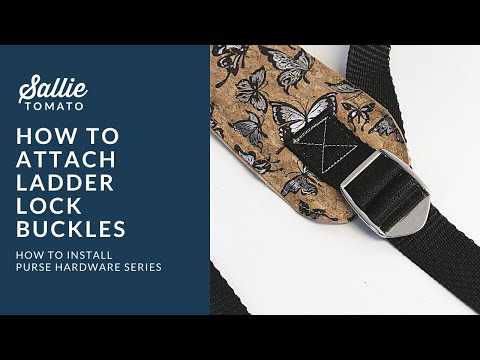 Part of a video titled How to Attach Ladder Lock Buckles - YouTube