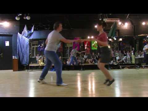 Lenka Sidorina & Sergey Bulatnov - Lindy Hop JnJ Finals at Crazy Tea Party