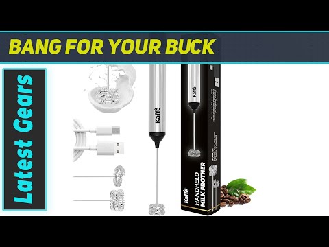 Kaffe Premium Milk Frother - The Ultimate Game Changer for Coffee Lovers