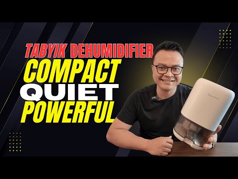 Dehumidifier, 35 OZ Small Dehumidifiers for Bedroom for Home, Quiet with Auto Shut Off, Dehumidifiers for Bedroom (280 sq. ft), Bathroom, RV, Closet, Grey video review thumbnail