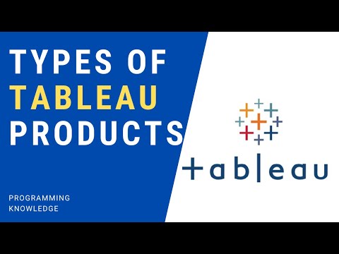 Tableau Tutorial for Beginners 2 Tableau Products | Types of Tableau Products